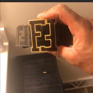 Authentic fendi belt size 34